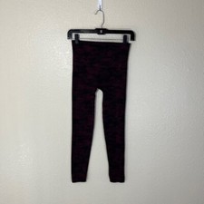 Spanx Look At Me Now Seamless Red Camo Leggings Small S
