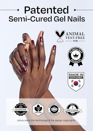 Semi Cured Gel Nail Strips (N Cream Beige) - Nude, Solid, 01. N Cream Beige - Picture 3 of 6