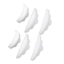 6PCS Eyelash Perming Curler Shield Pads Eyelash Perm Kit Curler Extension Kit