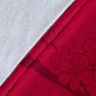 Japanese Flower Sakura Blanket Throw Fleece Cozy Couch Sport Plush