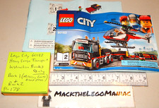 Lego City 60183 Heavy Cargo Transport Building Instruction Manuals Only Book 1 2