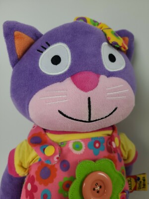 Alex Little Hands Learn To Dress Myself 20 Inch Plush Cat Clean and Cute