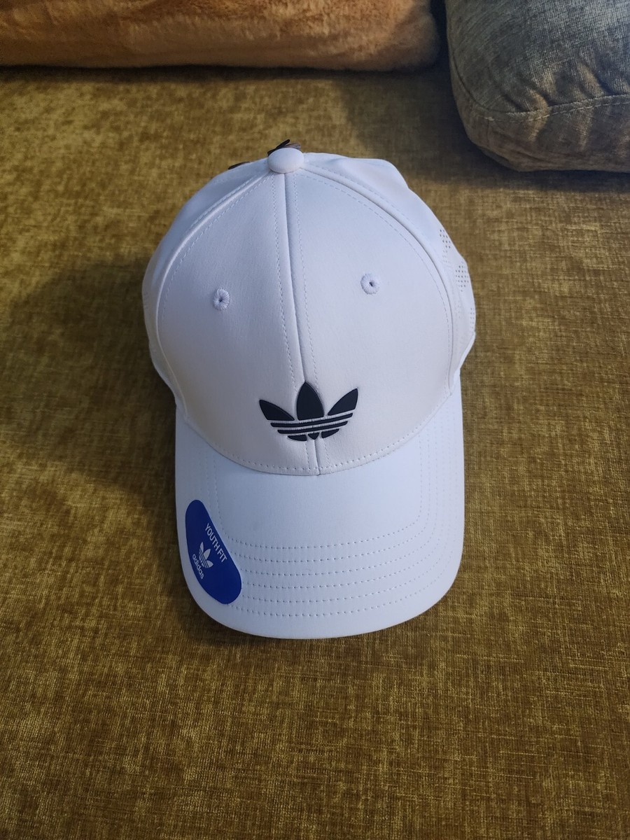 ADIDAS Originals Youth Beacon Fit Strap Back Hat Cap Trefoil