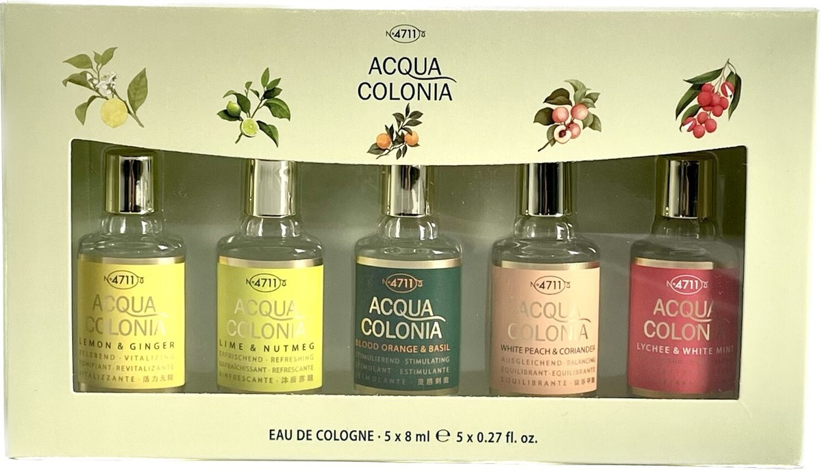 4711 ACQUA ゆるかっ COLONIA オーデコロン ミニボトルセット 4711 ACQUA ゆるかっ COLONIA オーデコロン ミニボトルセット