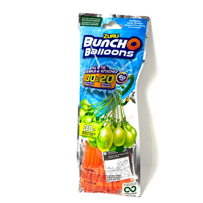 Zuru Bunch o Balloons 30+ Balloons Self Sealing Water Balloon Orange Spring