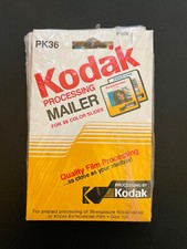 5 Kodak Processing Mailers for 36 Color Slides PK36 