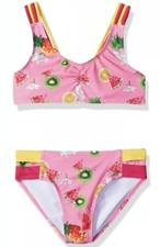 Jantzen Little Girls 4 Chiquita Fruit Flower Print Bikini Swimsuit 2-Piece New