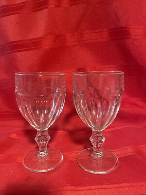 Libbey Gibraltar duratuff water/wine goblets set of 2