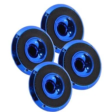2 Pair of 6.5" 150W RMS 4-Ohm Blue Compression Horn / Coaxial Speakers Audiopipe