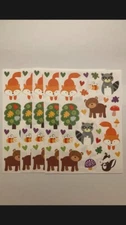 Mrs. Grossman’s Lot Of 5 Sheets   FOREST PALS Stickers