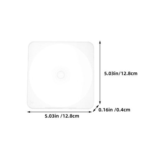 3 Count CD -Box DVD Reisen CD-Hüllen Aus Kunststoff -Organisator - Afbeelding 6 van 12
