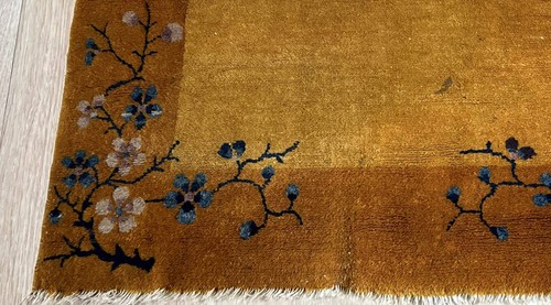 Handmade Antique Art Deco Chinese Rug 3' x 4.10' (91cm x 147cm) 1920s - 2B53 - Picture 7 of 10