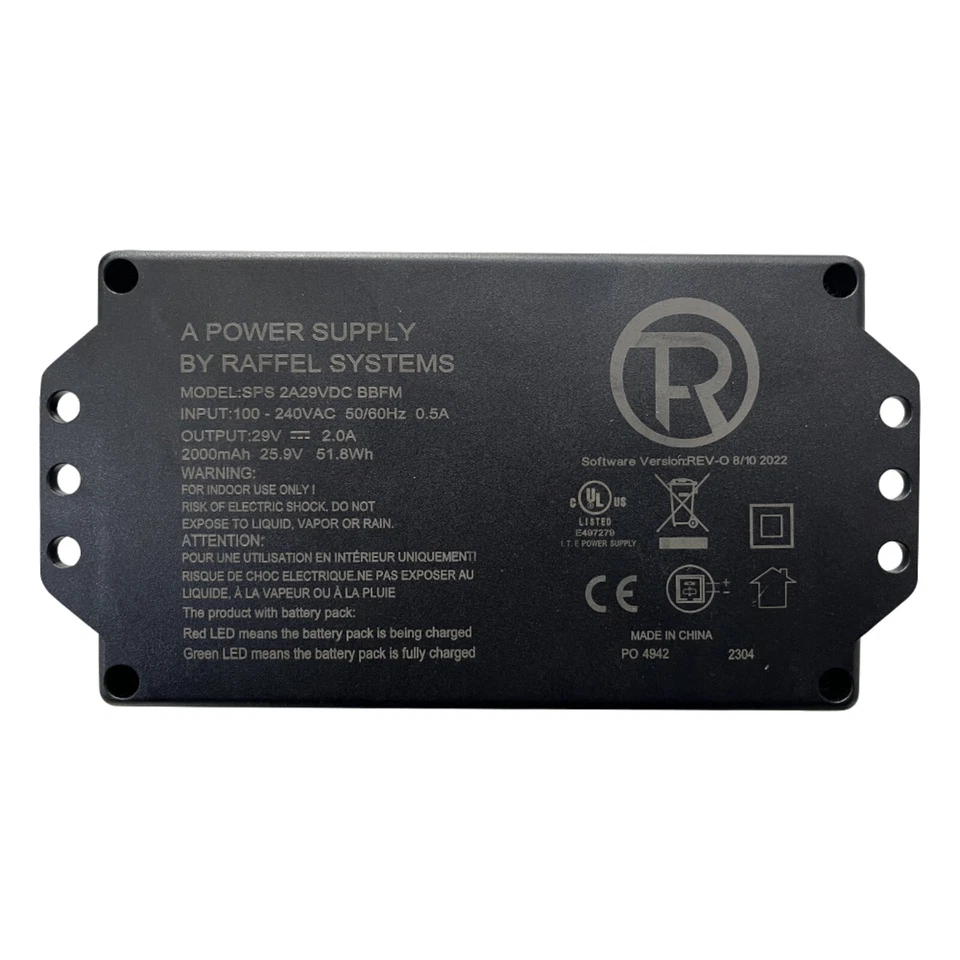Recliner Raffel 2000mah Rechargeable Battery Pack Power Supply SPS 2A29VDC BBFM - Image 2 of 4
