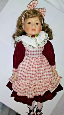 Artmark Collectible Porcelain Doll - The Sisters Collection Natalia - New in Box