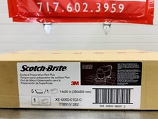 3M Scotch-Brite Surface Preparation Pad 5 Pcs  14x20 in “New” Unopened Box
