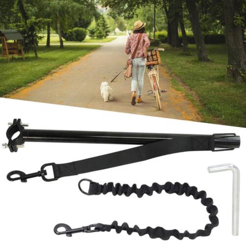 Dog Bicycle Bike Leash Hands Free Outdoor Riding Training Pets Leashes - Picture 1 of 12