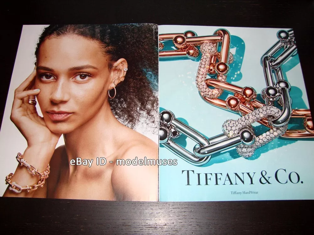 TIFFANY CO. 4 Page Magazine PRINT AD Holiday 2020 BINX WALTON Cameron Russell