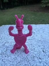 Vintage Tim Mee Galaxy Laser Team Alien Figure Pink Plastic Toy