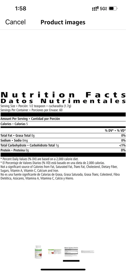 Herbal Tea Concentrate 3.6oz. Lemon Flavor Free Shipping - Image 3 of 4