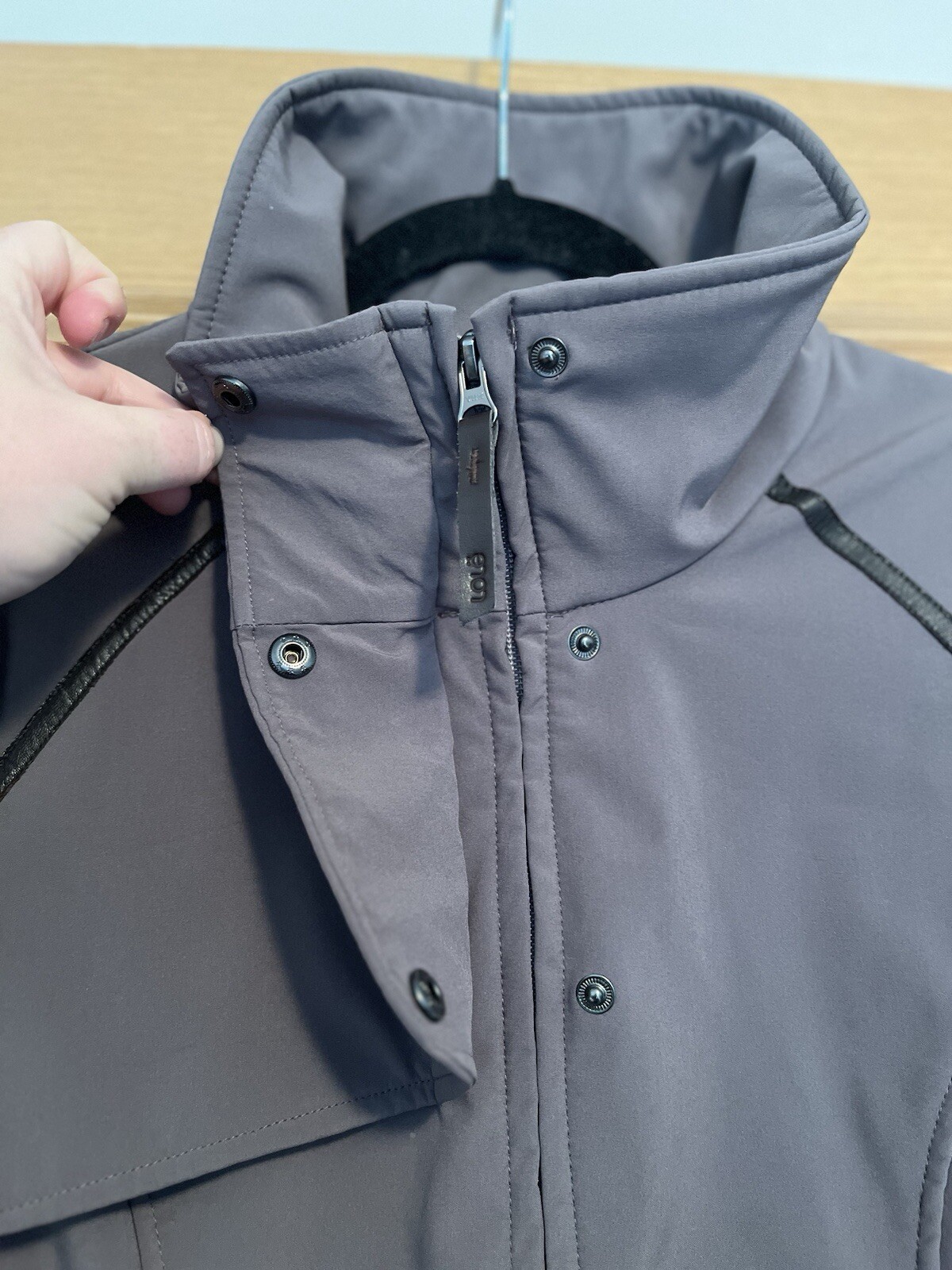 Lole Gray Softshell Trench Activewear Women's Med… - image 5