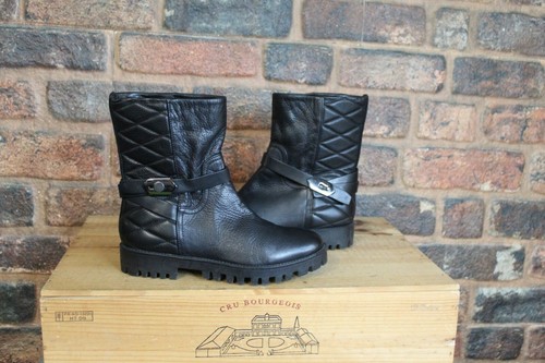 leather biker boots size 4