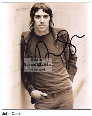 John Cale 8 x10'' (20x25 cm) handsigniertes signed Foto 6568