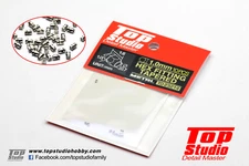 Top Studio 1.0mm Hex Fitting Tapered (10 pieces) - Detail-Up Item # TD23214