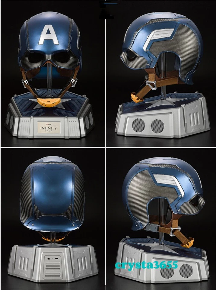 Casco portátil Killerbody Capitán América 1/1 Marvel Cosplay Máscara Halloween Hombres Foto 2 de 4