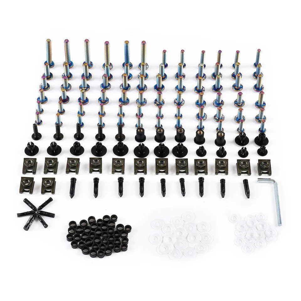 Kit de pernos de carenado de acero inoxidable para Yamaha XT600 1988 1989 88 tornillos sujetador de tuerca Foto 4 de 4