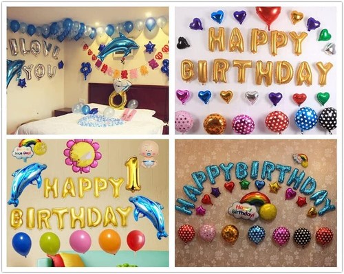 18" Folie Stern Herz Runde Kugel Ballons Mylar Ballons Party Geburtstag Baby USA - Bild 8 von 42