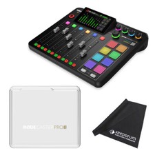 Rode Rodecaster Pro II +  RodeCover 2 +  keepdrum Mikrofasertuch