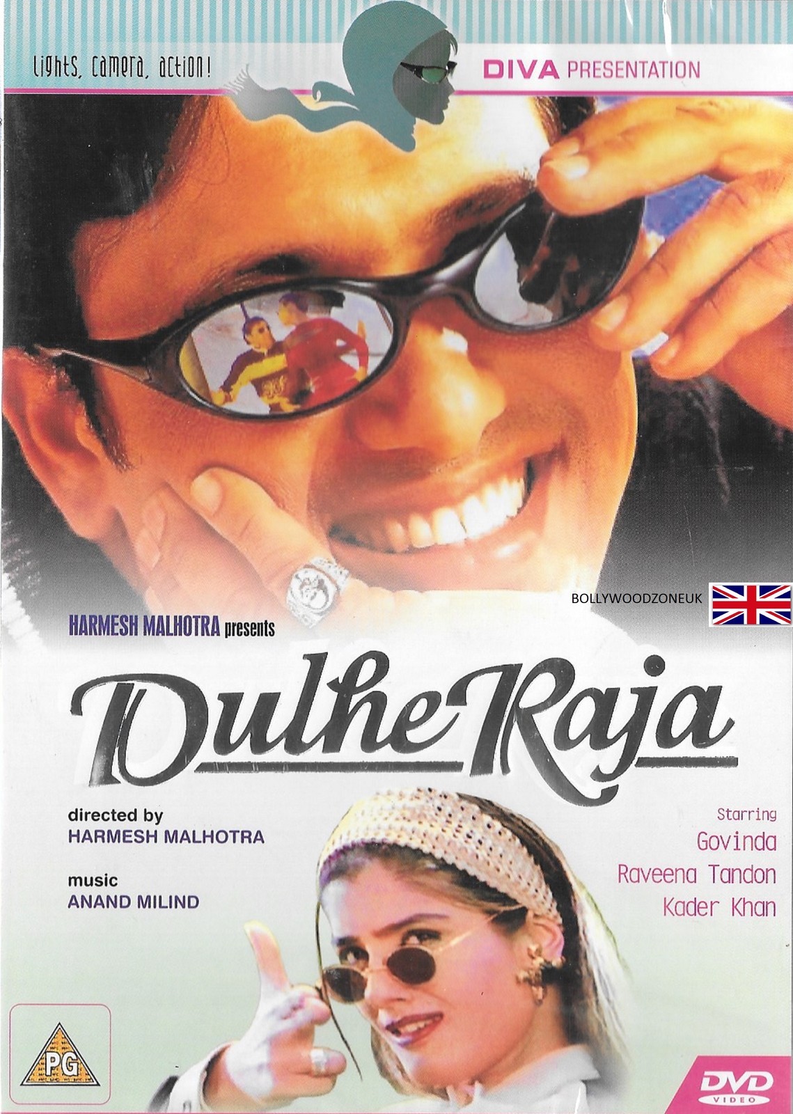 DULHE RAJA - GOVINDA - RAVINA TANDON - NEW BOLLYWOOD DVD - FREE UK POST