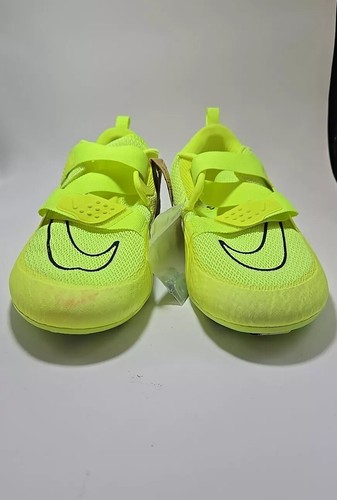 Sz 15 Nike SuperRep Cycle 2 Cycling Shoes Volt DH3396-700 Men's New - Picture 2 of 12