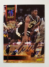 1995 Signature Rookies Draft Day Eric Williams Auto 2387/7750 FRA35