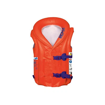 Happy People 18028 - BEMA® aufblasbare Schwimmlernweste (orange) Schwimmhilfe