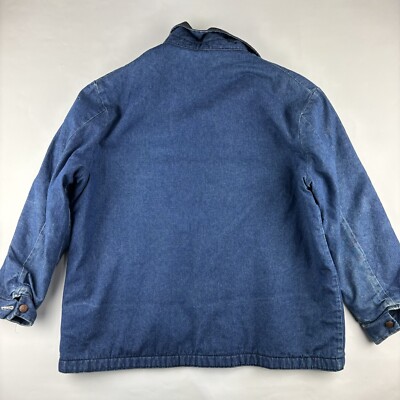 Vintage Wrangler Big Ben Denim Chore Jacket Size 50 Workwear