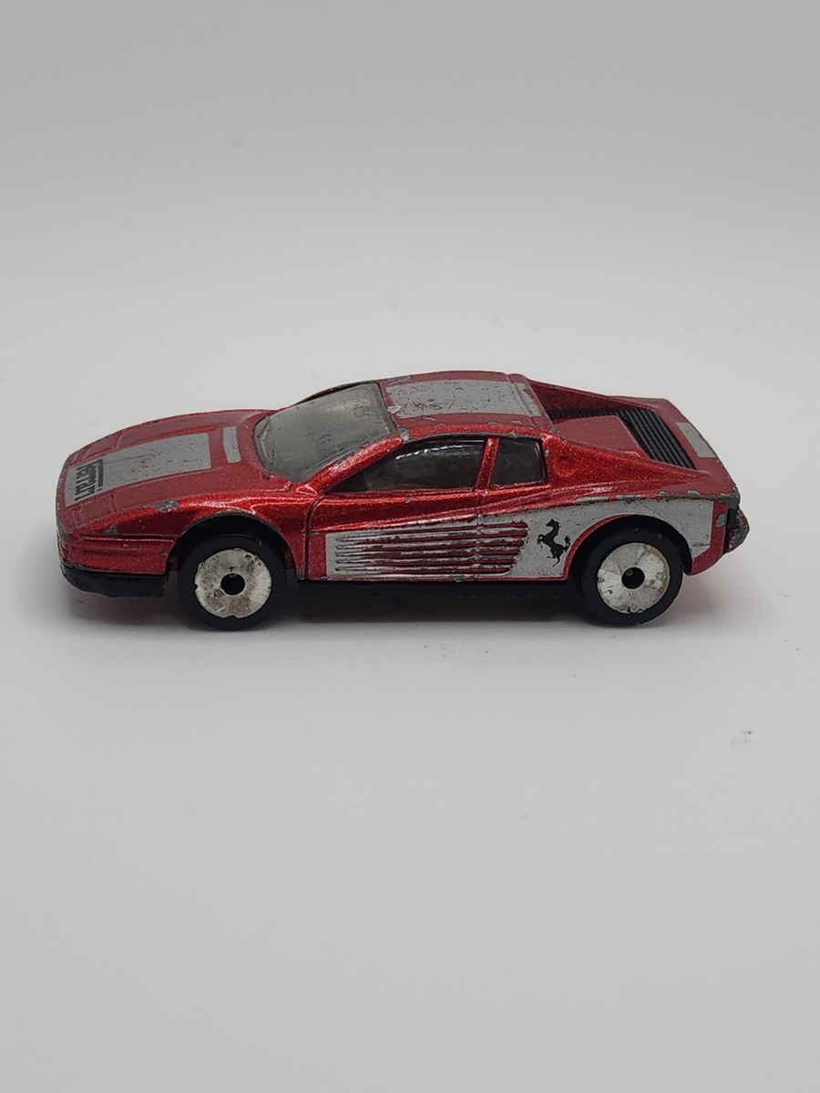Matchbox Ferrari TestaRossa red and gray with laserwheels | eBay