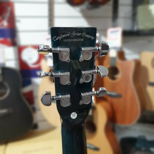 Tanglewood TW4BLA Winterleaf Blonde Superfolk Acoustic Guitar (Aquamarine) - Picture 10 of 10
