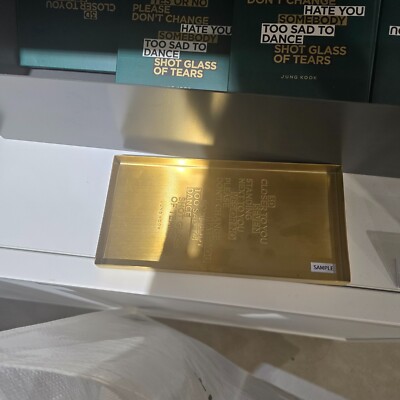 BTS JUNGKOOK EXHIBITION GOLDEN : THE MOMENT'S POP-UP MD