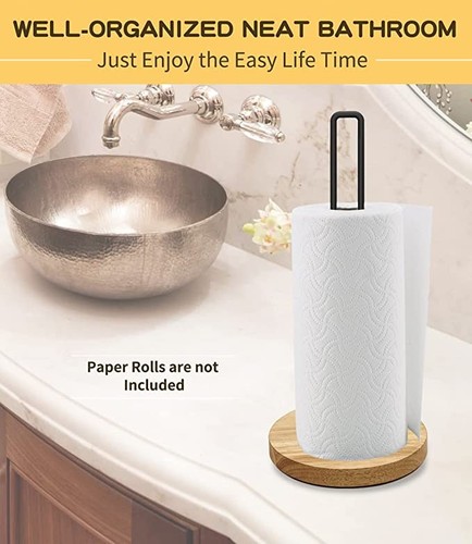 Metal and Wood Paper Towel Holder – Sleek Modern Style | eBay