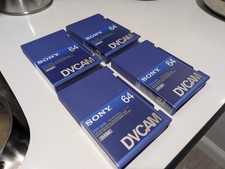 LOT OF 4 SONY DVCAM PDV- 64N Digital Video Cassette Tapes New 