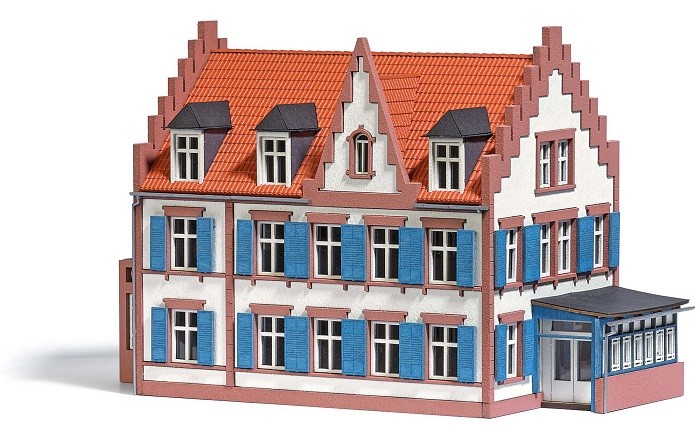 Busch 1673 - 1/87 / H0 Carl Benz Residential House - New
