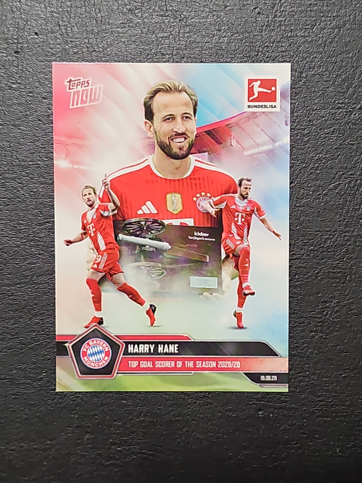 2026 Topps Now - #194 Harry Kane - Top Goal Scorer Of The Season 2025/26