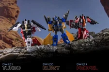 New Transformation toys DR.Wu Extrme Warfare DW-E19 DW-E20 DW-E21 SET  Stock 6CM