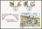 1989 GB Industrial Archaeology Set + M/S Muscroft FDC National Postal Museum SHS