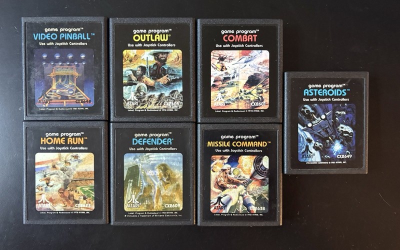Vintage Atari 2600 7-Game Lot #7 Tested & Working! Atari Classics!