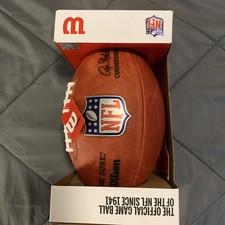 Authentic Wilson "The Duke" Official NFL Leather Game Football