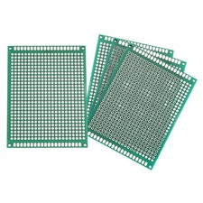 4Pcs Breadboard Solderable Board 80mm x 60mm Green Circuit PCB Board