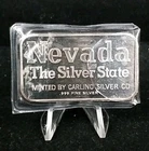 Carlino Silver Nevada Prospector 1 Troy Oz .999 Fine Silver Bar #7072