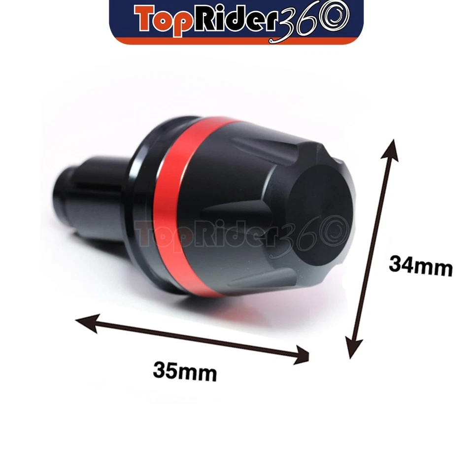 Deslizadores de extremo de barra CNC ROJO MOIRE para Aprilia RSV 1000 R 98-07 06 05 04 03 02 01 00 Foto 4 de 4